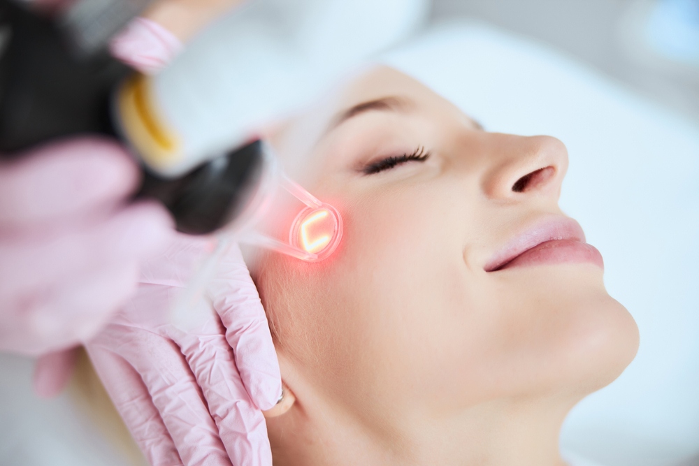 laser skin treatment.